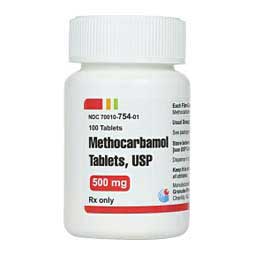 Methocarbamol for Dogs, Cats & Horses Generic (brand may vary)
